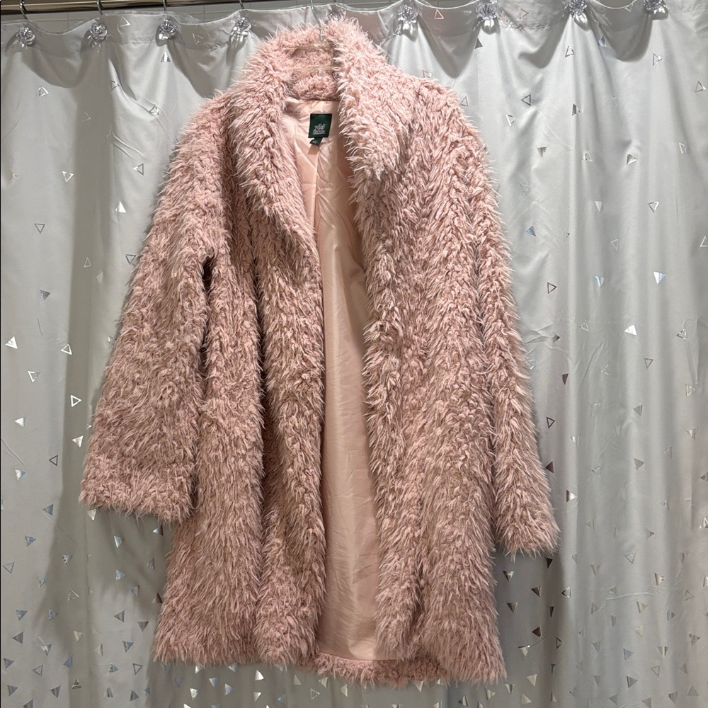 Wild Fable Blush Faux Fur Jacket